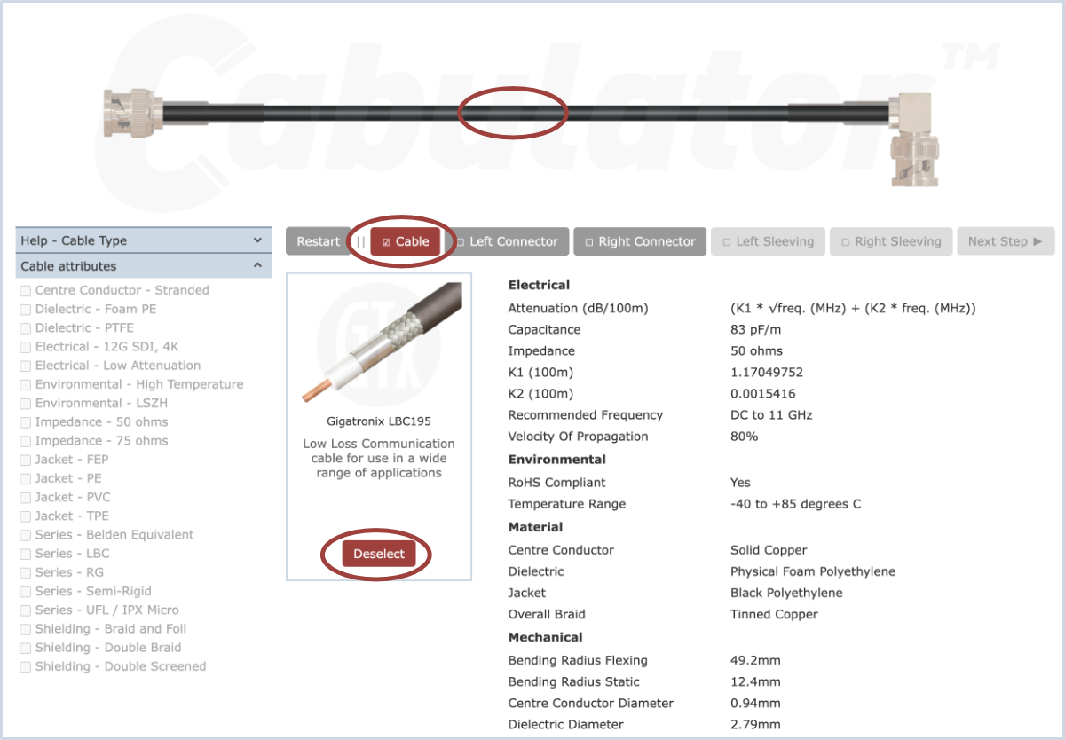 Cab Help, View Specification