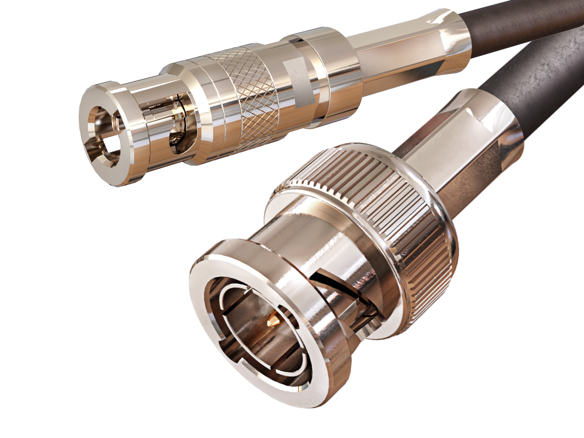 HDBNC Plug to BNC Plug
