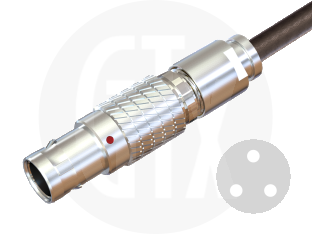 1B Series Circular Push-Pull Cable Plug