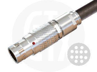 2B Series Circular Push-Pull Cable Plug