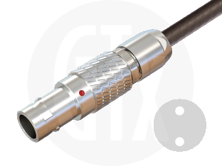 0B Series Circular Push-Pull Cable Plug