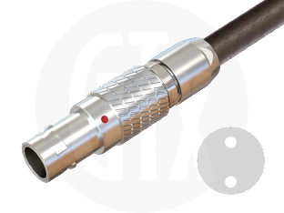 0B Series Circular Push-Pull Cable Plug