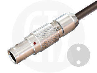 1B Series Circular Push-Pull Cable Plug