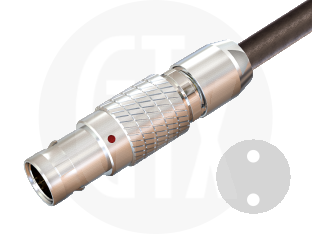 1B Series Circular Push-Pull Cable Plug