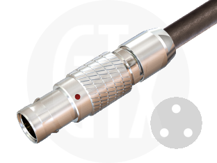 1B Series Circular Push-Pull Cable Plug