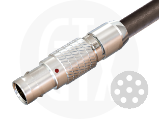 1B Series Circular Push-Pull Cable Plug
