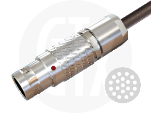2B Series Circular Push-Pull Cable Plug