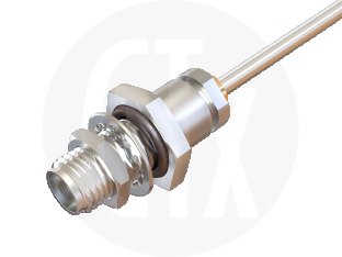 2.92mm Solder Jack, terminated on cable