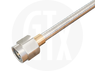 2.92mm Solder Plug, terminated on cable