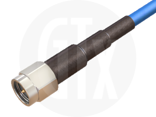 2.92mm Solder Plug, terminated on cable