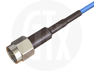 2.92mm Solder Plug, terminated on cable