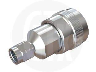 2.92 Plug to N Type Plug Precision Adaptor - front view