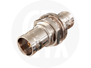 BNC HDTV Bulkhead Jack to Jack Adaptor, front view