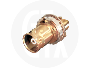BNC HDTV End Launch Bulkhead Jack, front view