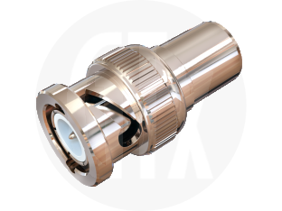 BNC Plug to Euro Plug Interseries Adaptor, front view