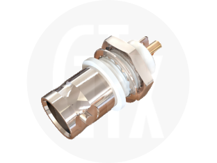 BNC Panel Jack, Solder Receptacle, front view