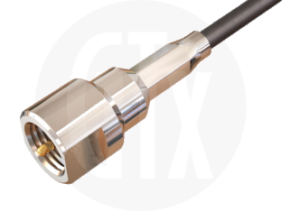 FME Crimp Plug, terminated on cable