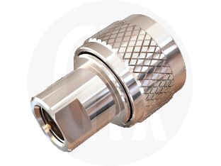 FME Plug to UHF Plug Interseries Adaptor, front view