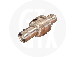 HD BNC HDTV 12G SDI Bulkhead Jack to Jack Adaptor, front view