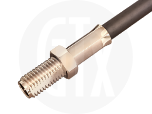 SMA Reverse Polarity Crimp Jack, terminated on cable