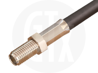 SMA Crimp Jack, terminated on cable
