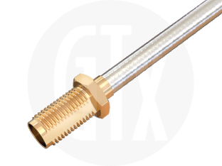 SMA Solder Jack, terminated on cable