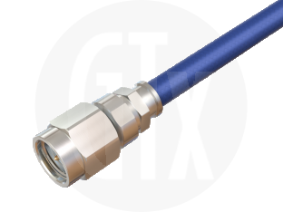 SMA Clamp Plug, terminated on cable