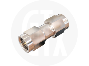 SMA Plug to Plug Adaptor, front view