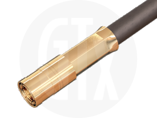 SMB Crimp Plug, terminated on cable