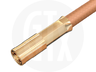 SMB Crimp Plug, terminated on cable