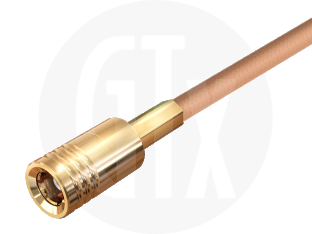 SMB Crimp Plug, terminated on cable