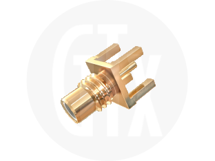 SMC Vertical PCB Mount Jack, front view