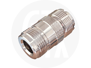 N Type Jack to UHF Jack Interseries Adaptor, front view