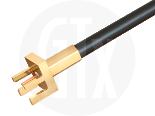 PCB Termination, End Launch, terminated on cable