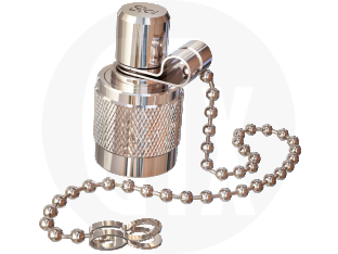 TNC Terminator with Chain, front view