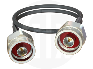 N type Plug to N Type Plug, Gigatronix KF141UHP Microwave Cable, 610mm