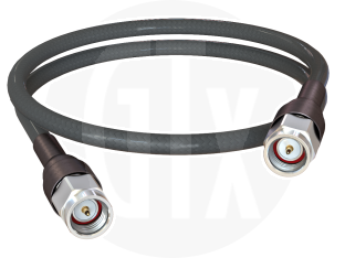 SMA Plug to SMA Plug, Gigatronix KF141UHP Microwave Cable, 610mm