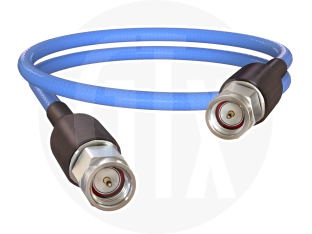 SMA Plug to SMA Plug, Gigatronix KF141 Microwave Cable, 150mm