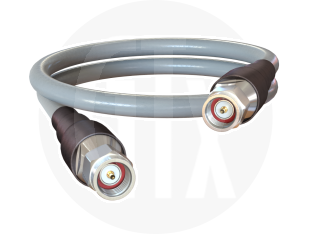 SMA Plug to SMA Plug, Gigatronix KF197UHP Microwave Cable, 500mm